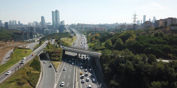 Köprüde triatlon trafiği