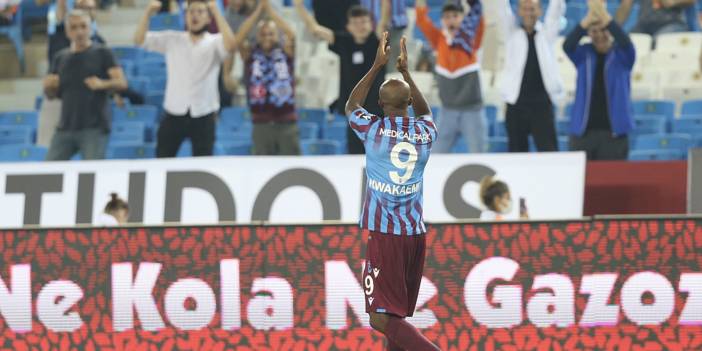 Trabzonspor'un golcüsü Nwakaeme'den 45 yıl sonra bir ilk!