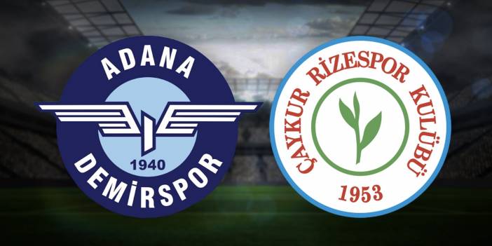 Adana Demirspor - Çaykur Rizespor Canlı Anlatım