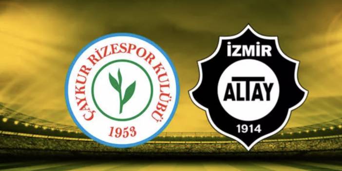 Çaykur Rizespor-Altay Canlı Anlatım