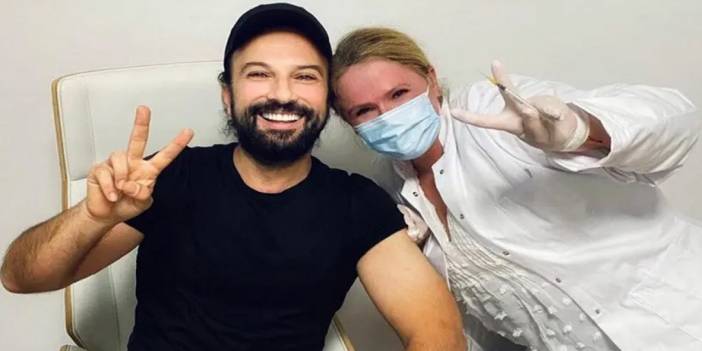 Tarkan'dan aşı pozu: Gel, gel, gel güzelim, gel, gel acımayacak