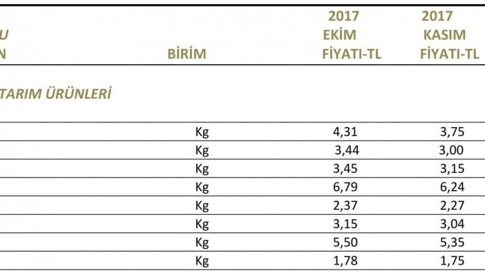 Kasım ayının zam şampiyonu domates oldu!