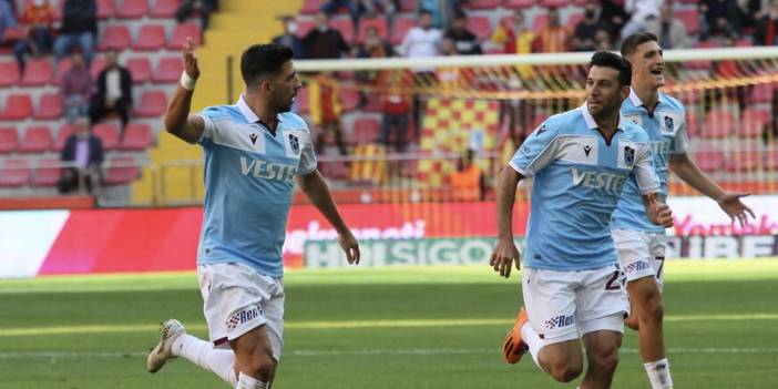 Trabzonspor, Kayserispor'u 2-1 mağlup etti