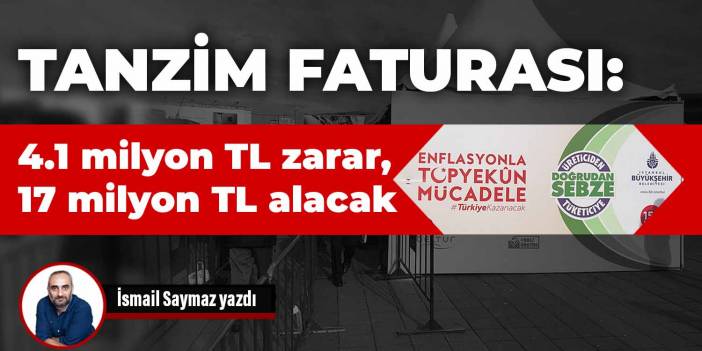 İsmail Saymaz, BELTUR'daki Tanzim zararını yazdı: 4.1 milyon TL zarar, 17 milyon TL alacak