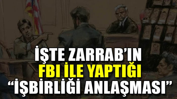 Reza Zarrab'ın işbirliği anlaşması yayınlandı