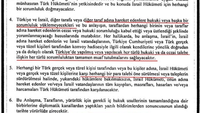 AKP, Mavi Marmara anlaşmasında Kudüs'ü başkent olarak zaten tanımış: İşte belgesi!