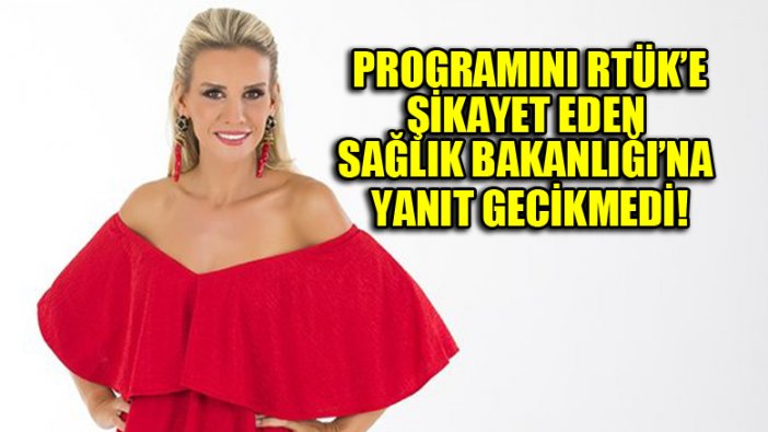 Esra Erol'dan programını RTÜK'e şikayet eden Sağlık bakanlığına yanıt!