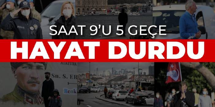 Saat 9'u 5 geçe hayat durdu