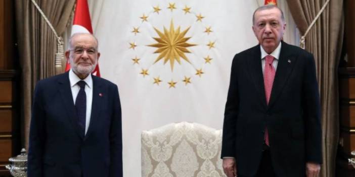 Saray'dan Erdoğan-Karamollaoğlu görüşmesiyle ilgili bilgilendirme