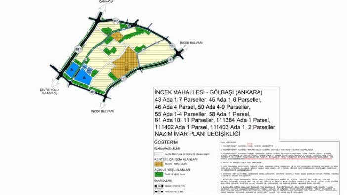 Melih Gökçek, istifa etmeden önce son kararı Ankara İncek'te imarı rantını artırmak olmuş!