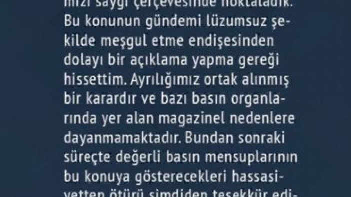 Alper Potuk ve Tuvana Türkay ayrıldı: Tuvana Hanım ile...