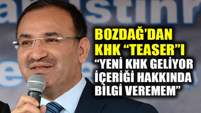 Bekir Bozdağ'dan 'tek tip kıyafet' açıklaması