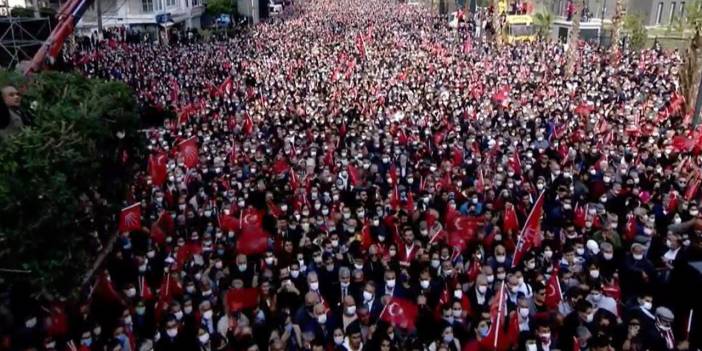 Mersin Valiliği paylaştı! CHP'nin mitingine katılanların sayısı