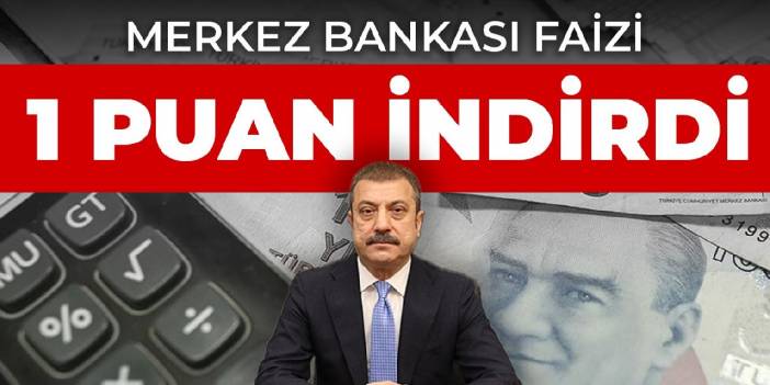 Merkez faizi 1 puan indirirken:: 3 ay değişmeyecek iması