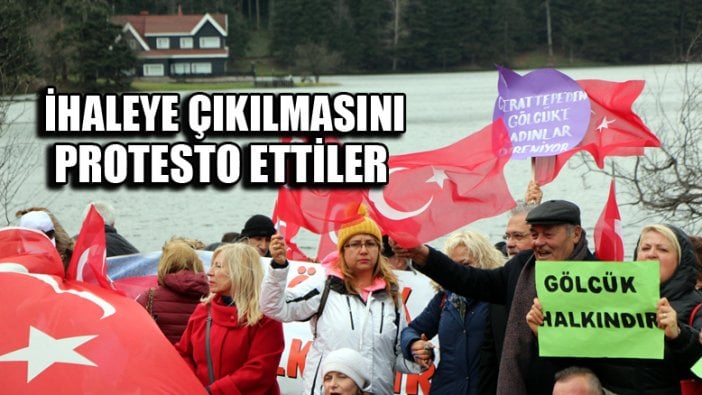 Gölcük için protesto! Yaklaşık 500 kişi...