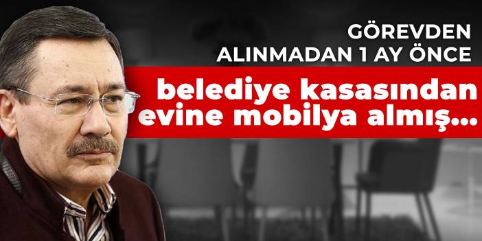 Gökçek'in 'acil' işleri: Görevden alınmadan 1 ay önce evine mobilya almış...