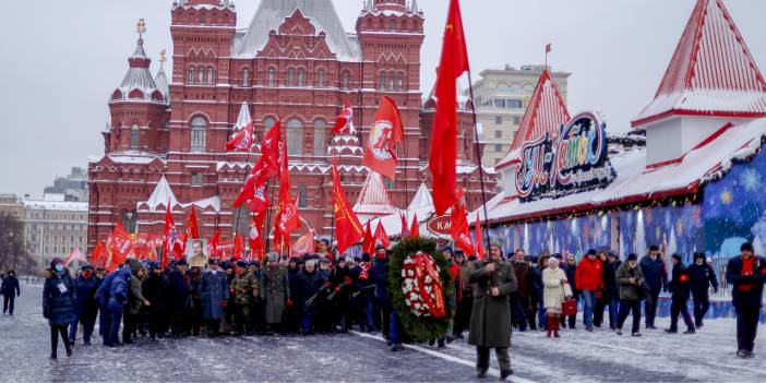 Rusya'da Stalin'in 142'nci doğum günü için tören düzenlendi