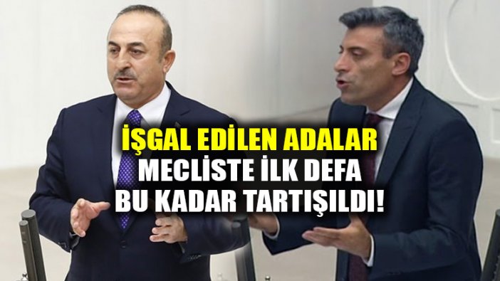 Mevlüt Çavuşoğlu ile Öztürk Yılmaz arasında Ege adaları tartışması