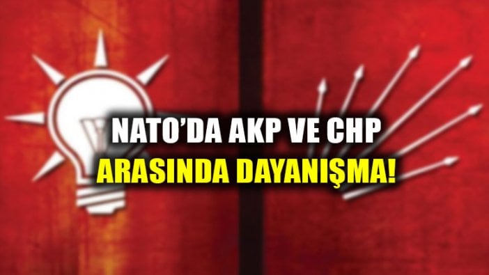 NATO'da AKP-CHP dayanışması!