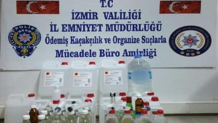 Ödemiş'te kaçak rakı üretimine 2 gözaltı