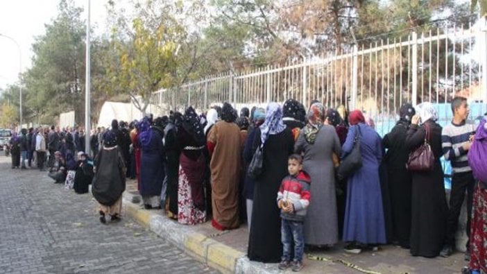 Şanlıurfa'da kömür kuyruğu