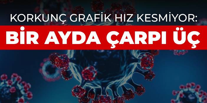 Korkunç grafik hız kesmiyor: Bir ayda çarpı 3