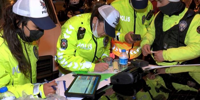 Kadıköy ve Ataşehir'de yılın ilk trafik cezaları