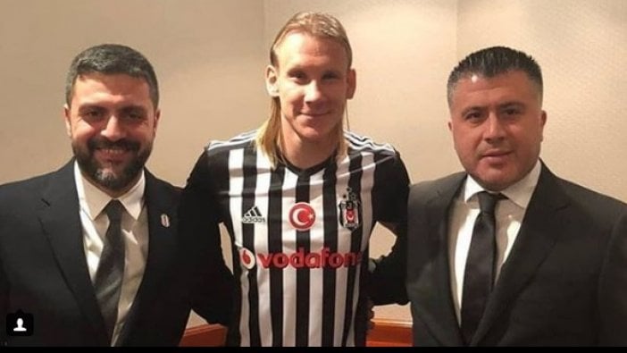 Yeni transfer Vida Beşiktaş formasını giydi