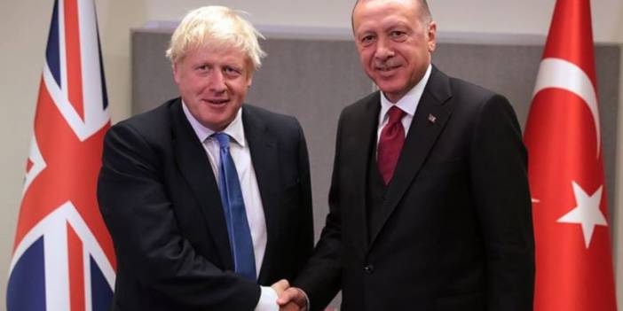 Cumhurbaşkanı Erdoğan, İngiltere Başbakanı Johnson ile görüştü