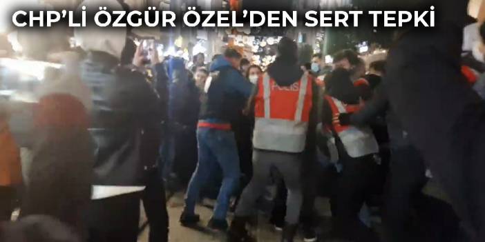 Enes Kara protestosuna polis müdahalesi! Gözaltılar var