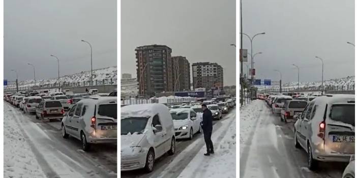 Şanlıurfa'da kar yağışı işkenceye döndü