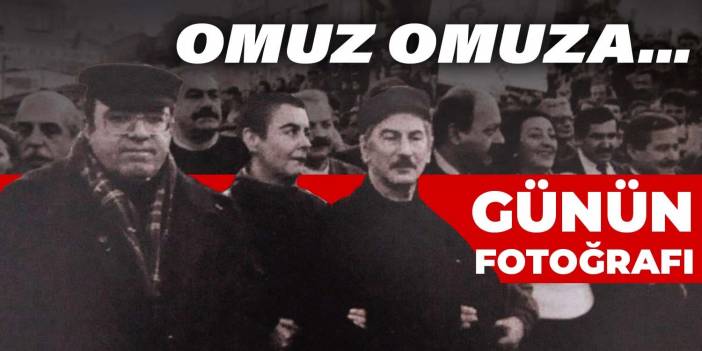 Omuz omuza yürüdüler