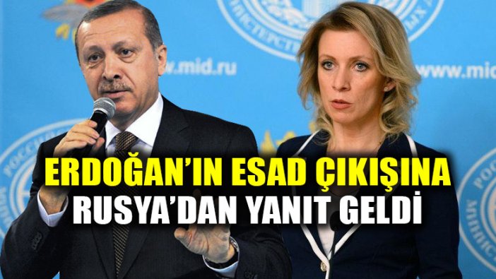 Rusya'dan Erdoğan'ın Esad için "terörist" açıklamasına yanıt geldi!