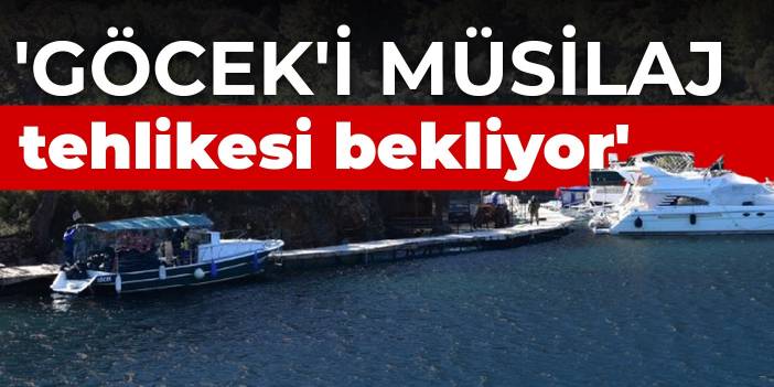 'Göcek'i müsilaj tehlikesi bekliyor'