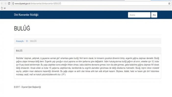 Diyanet skandala imza attı: 9 yaşına giren kız evlenebilir!