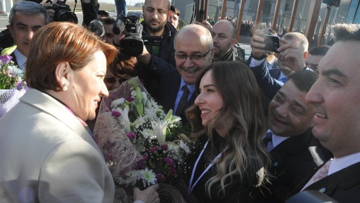 İYİ Parti Genel Başkanı Meral Akşener Giresun'a gitti