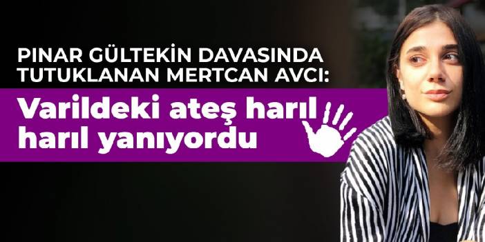 Pınar Gültekin davasında tutuklanan Mertcan Avcı: Varildeki ateş harıl harıl yanıyordu