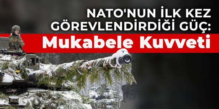 NATO'nun ilk kez görevlendirdiği güç: Mukabele Kuvveti