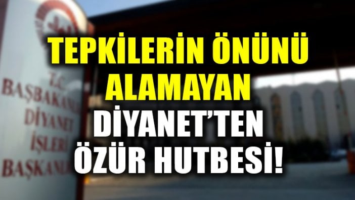 Diyanet, sözlük skandalına özür niteliğinde Cuma Hutbesiyle nokta koyuyor