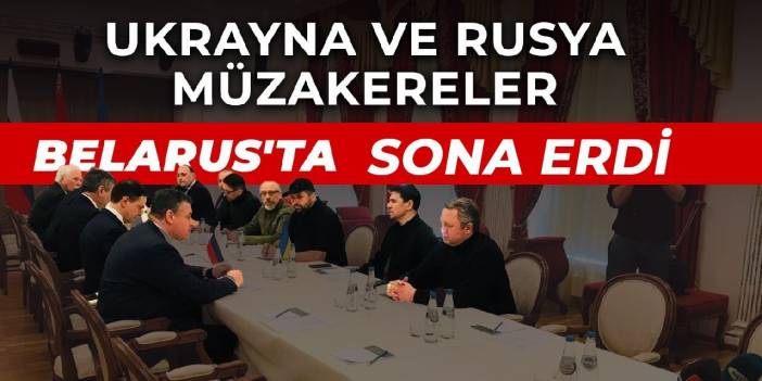 Rusya-Ukrayna arasında barış müzakereleri sona erdi