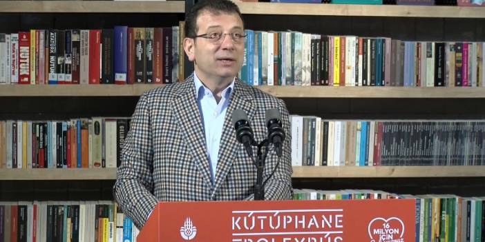 İmamoğlu, 'Kütüphane Troleybüs'ün açılışını yaptı