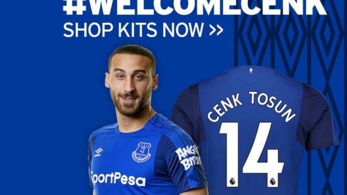 Cenk Tosun 14 numaralı formayı giyecek