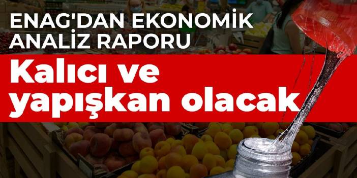 ENAG'dan Ekonomik Analiz Raporu: Kalıcı ve yapışkan olacak