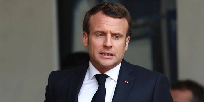 Macron'a sorulacak sorular önceden hazırlanmış: Alay konusu oldu