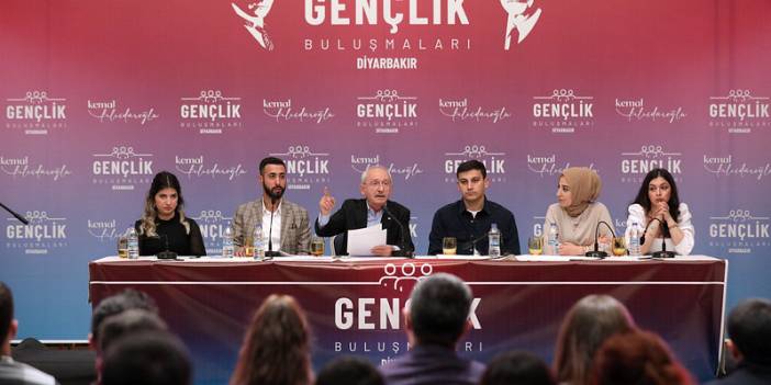 Kılıçdaroğlu, Diyarbakırlı gençlerle bir araya geldi