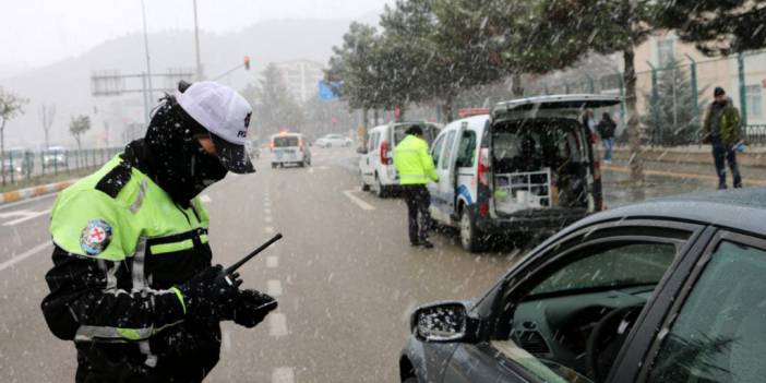 549 araç trafikten menedildi