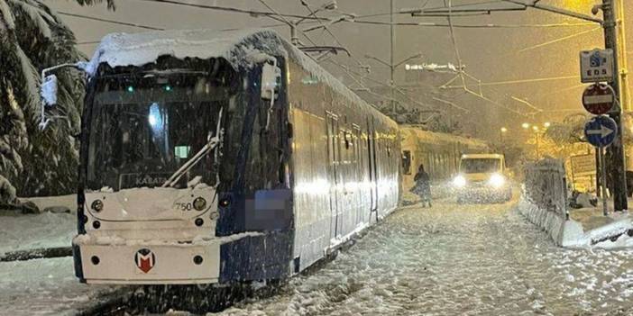 İstanbul'da tramvay seferleri yeniden başladı