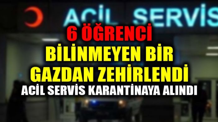 Sultanbeyli'de 4'ü öğrenci 6 kişi biber gazından etkilendi, hastaneye kaldırıldılar