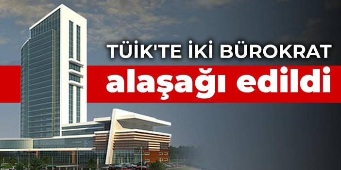 TÜİK'te iki bürokrat alaşağı edildi