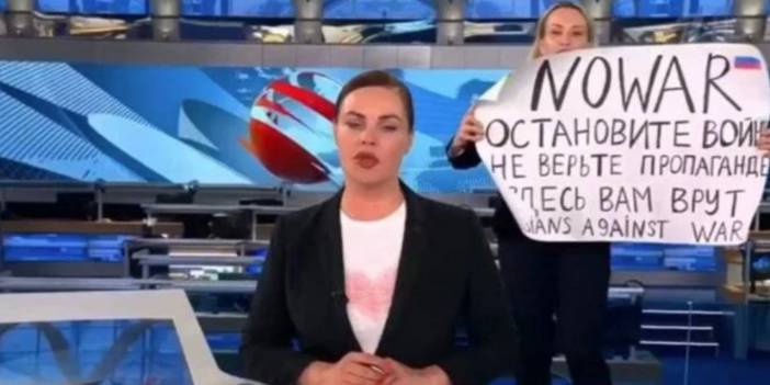 Rus televizyonunda 'Savaşa hayır' pankartı açan gazeteciden sığınma tekliflerine ret